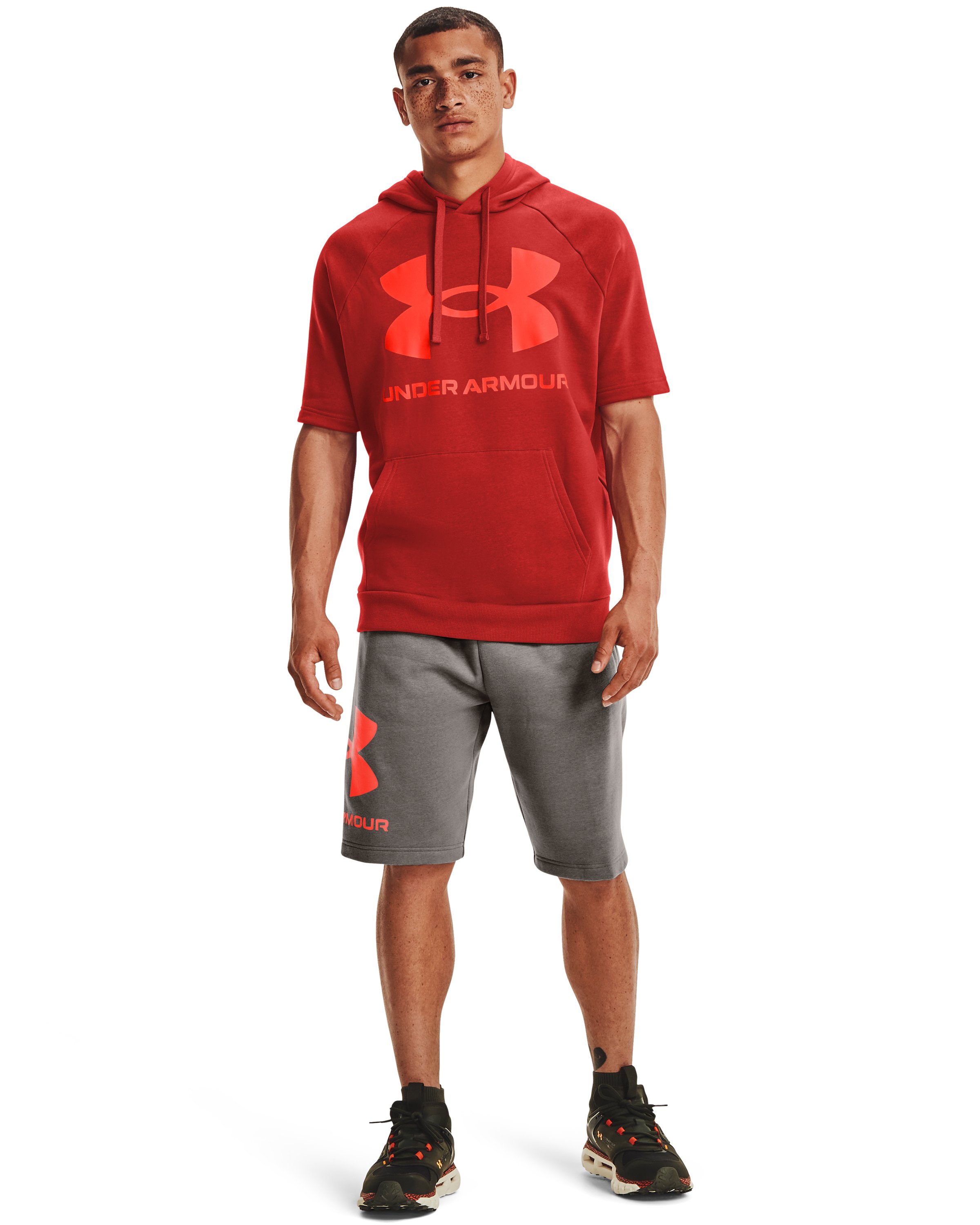 UA Rival Fleece Big Logo Men's Shorts 7