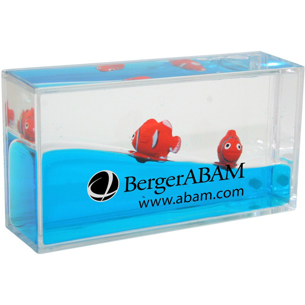 Mini Clownfish Liquid Wave Paperweight 4