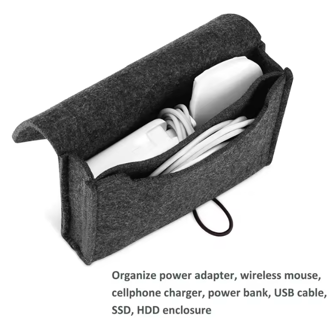 Power Adapter Felt Organizer 3