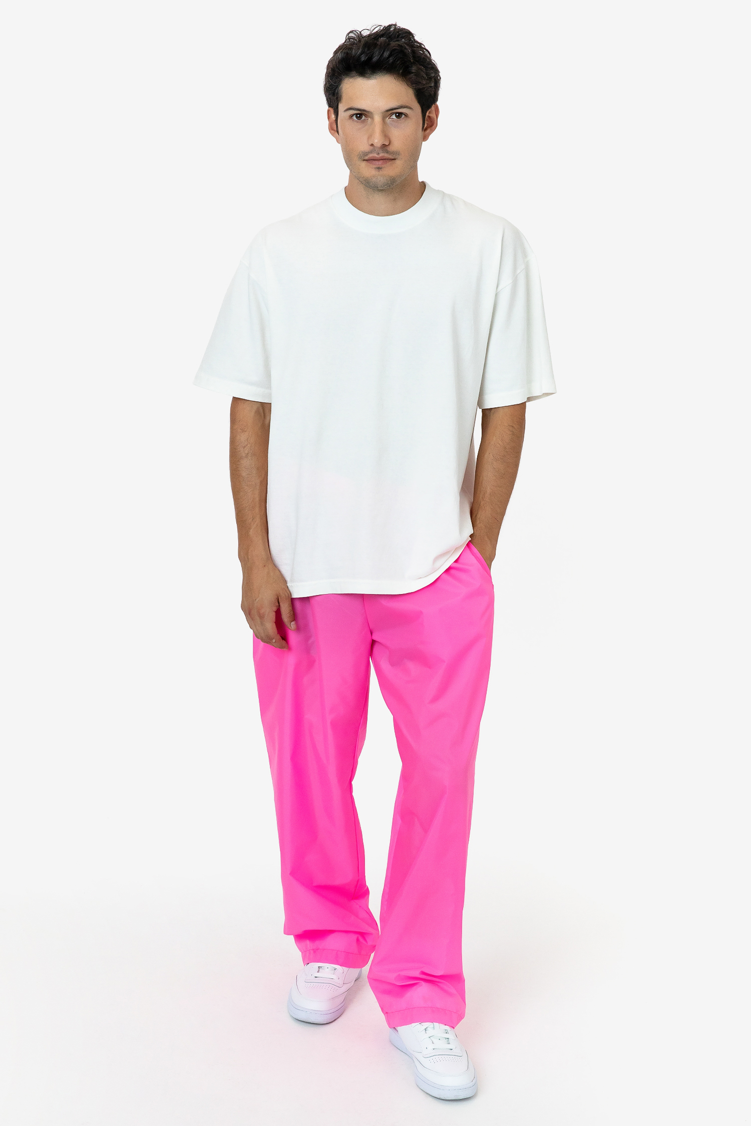 NYLON TAFFETA WIDE LEG PANTS 7