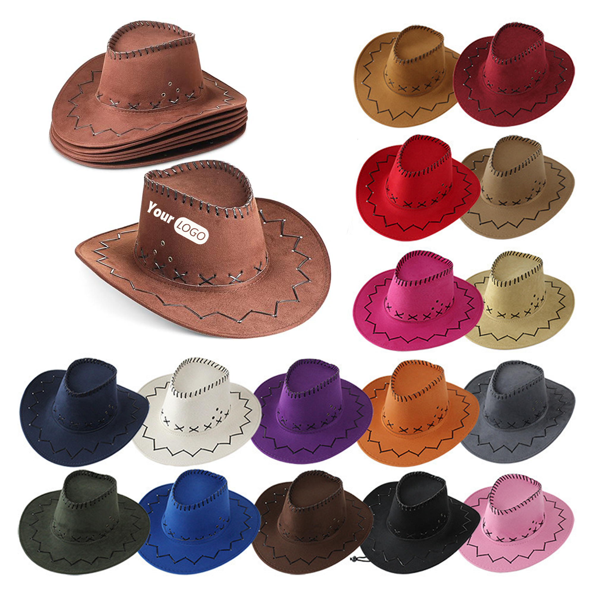 Western Cowboy Hat Carnival Costume Accessory 2