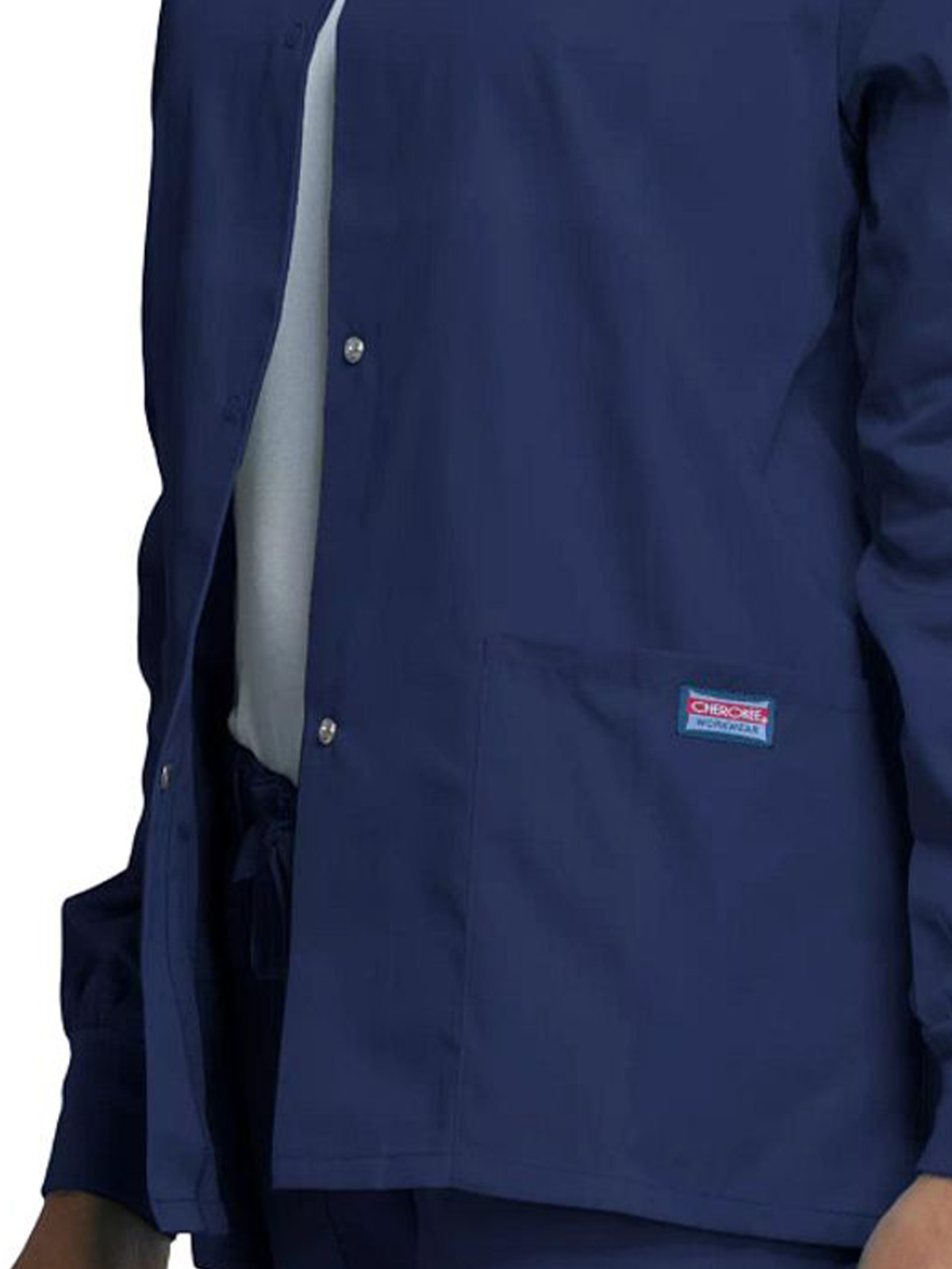 Cherokee - Workwear Originals - Women's 3-Pocket Snap Front Jacket 58