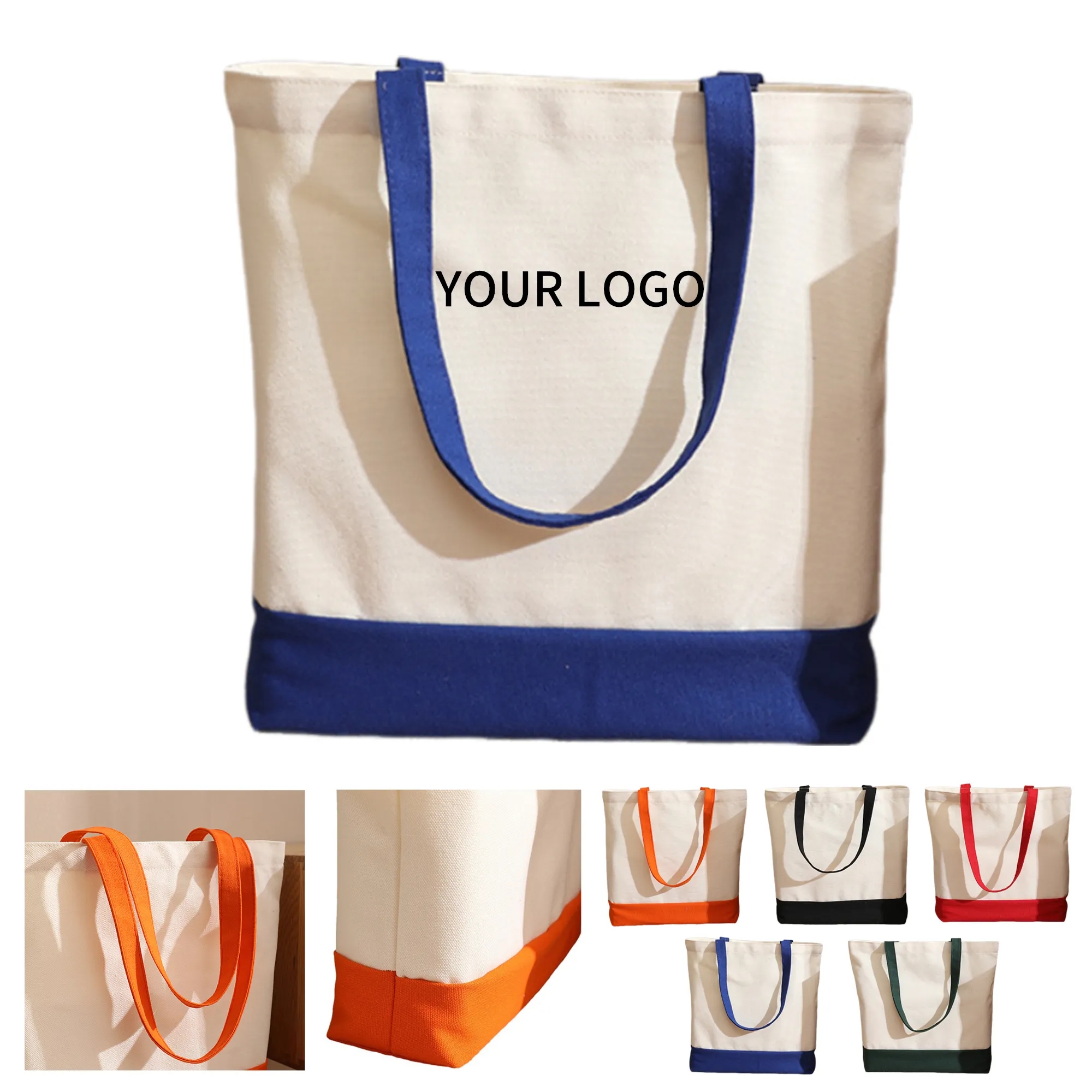 Polyester Canvas Bag, custom tote bag with logo imprint 2