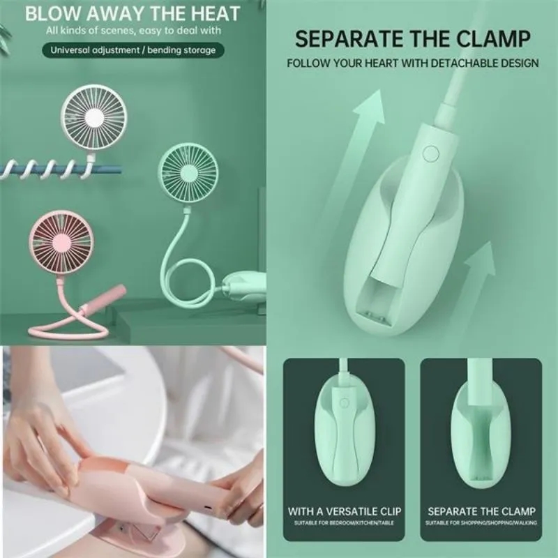 Multifunctional Usb Extended Handheld Adjustable Small Fan 2