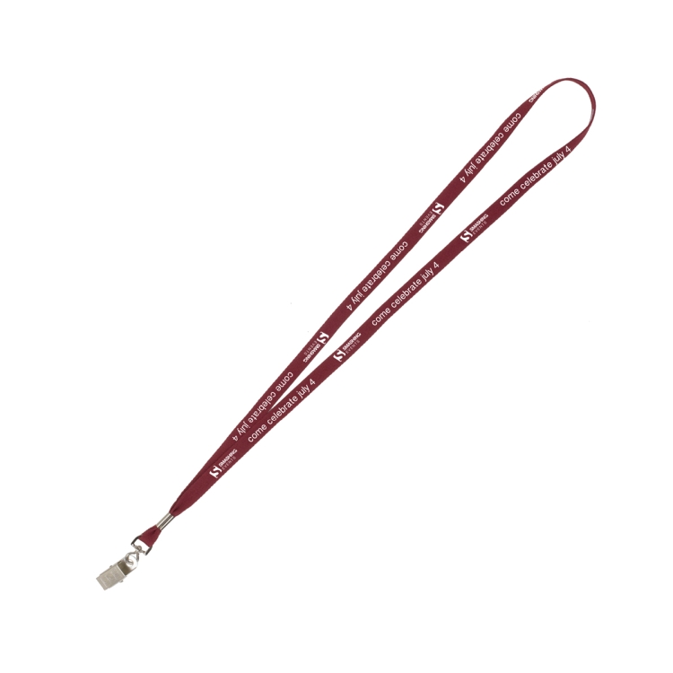 "AUBURN" 3/8" Overseas Silkscreen Lanyard (Overseas Production 8-10 Weeks) 55