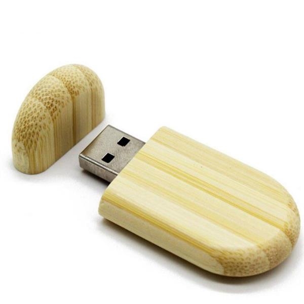 1 GB Round Wooden USB Flash Drives with Magnetic Closure 11