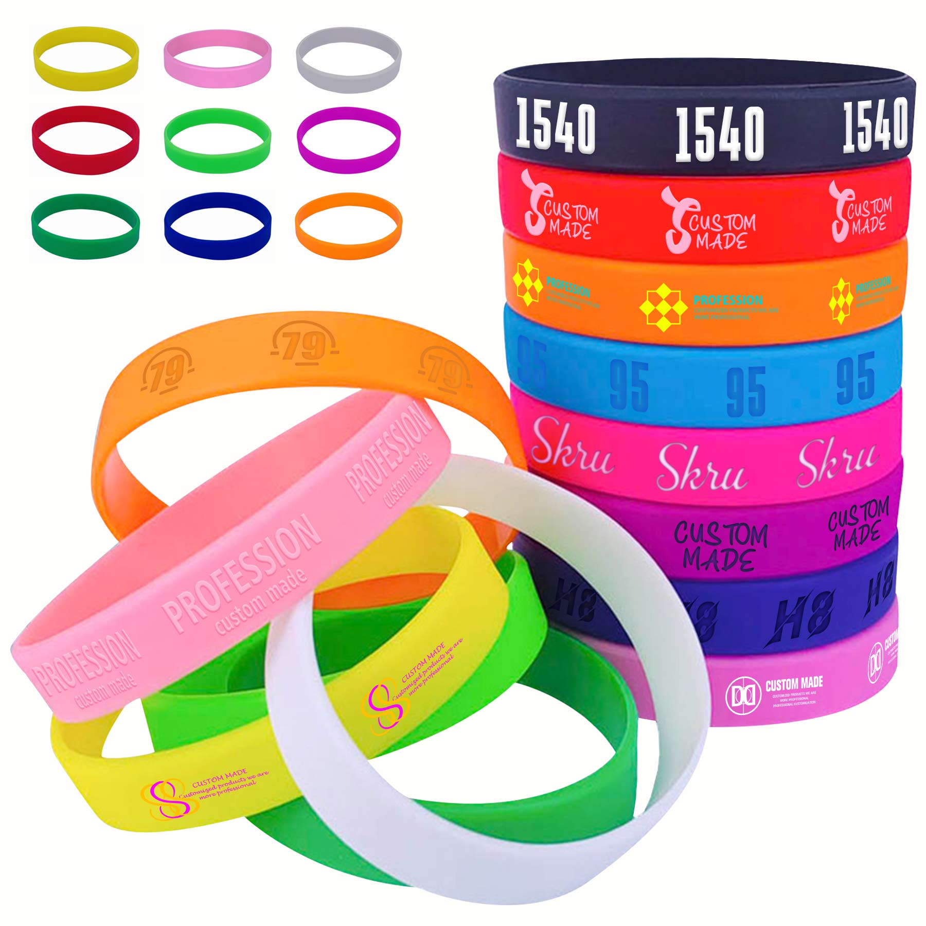 Solid Color Silicone Bracelet 2