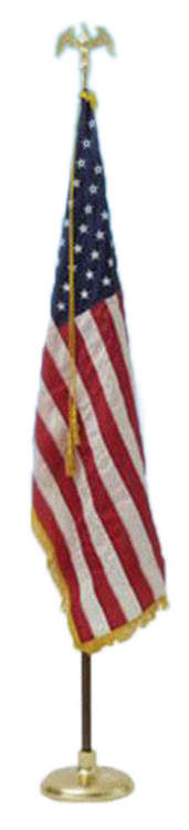 Mounted USA Flag Sets