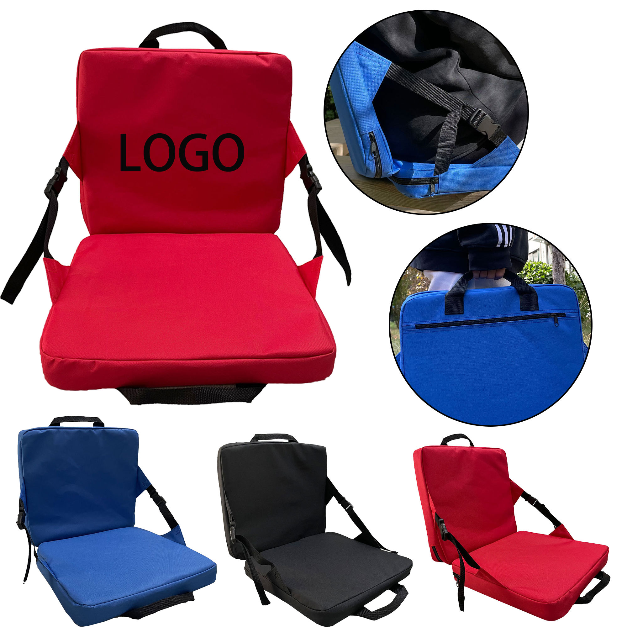 Outdoor Foldable Thick Cotton Seat Cushion Chair 2