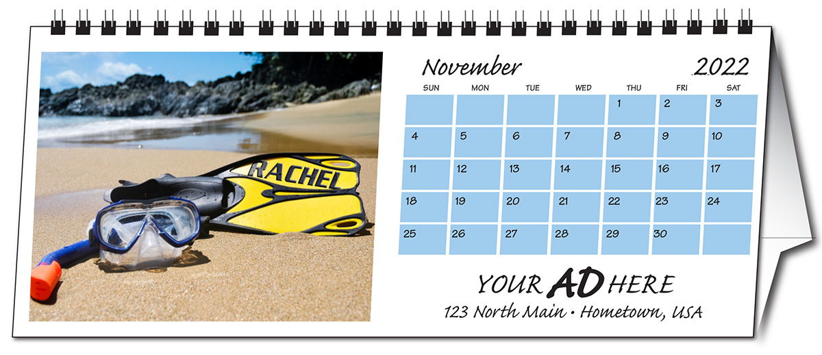 "In the Image" Personalized Desk Calendar 12 Sheet