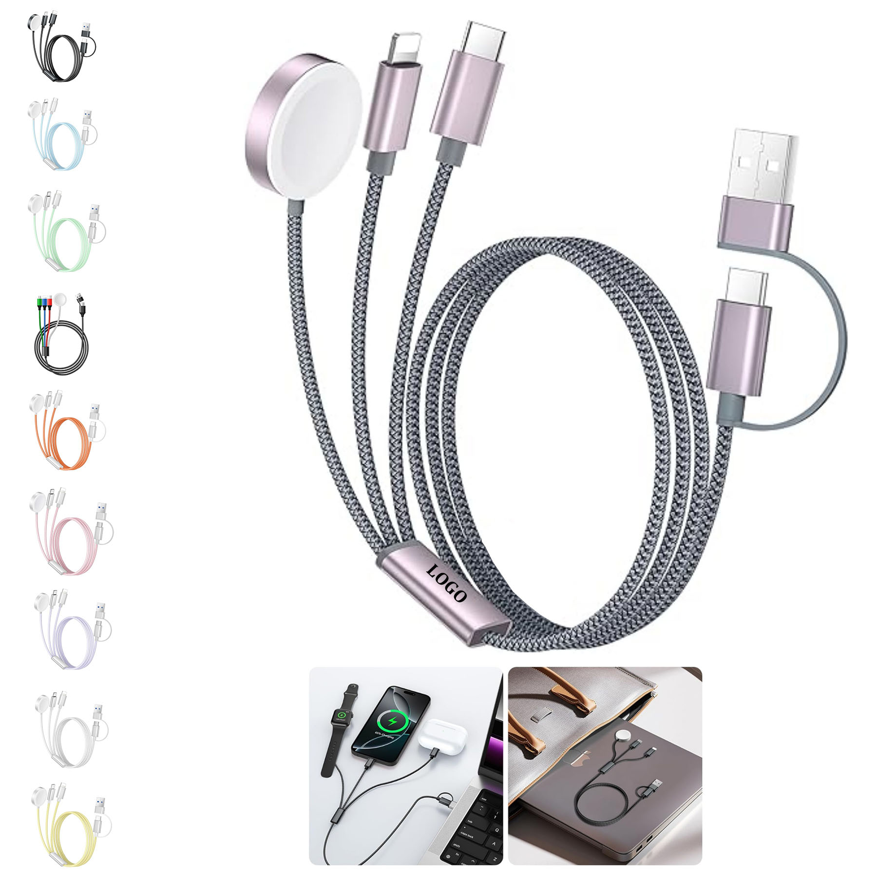 3 in 2 Watch Phone Charger Cable 9