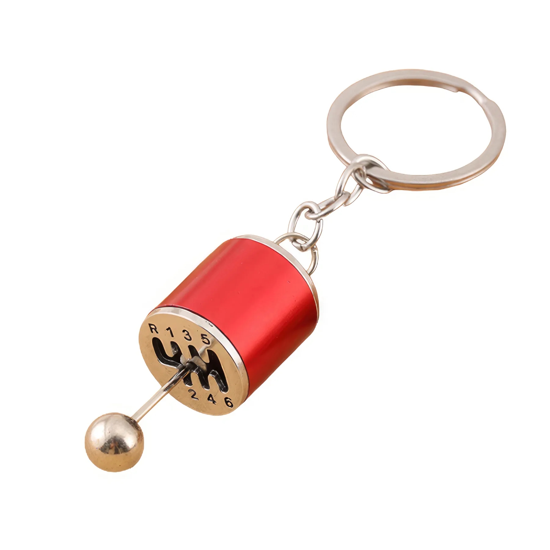 Creative Car Modification Gearshift Knob Shape Keychain 2