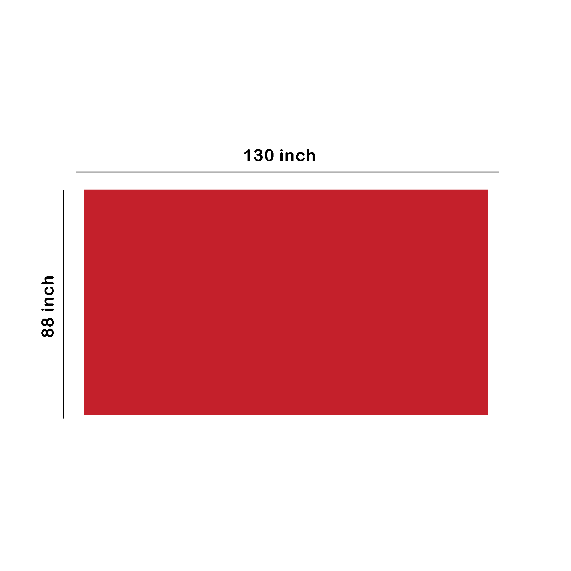 MOQ 1 130" X 88" Promotional Table Cloth 2