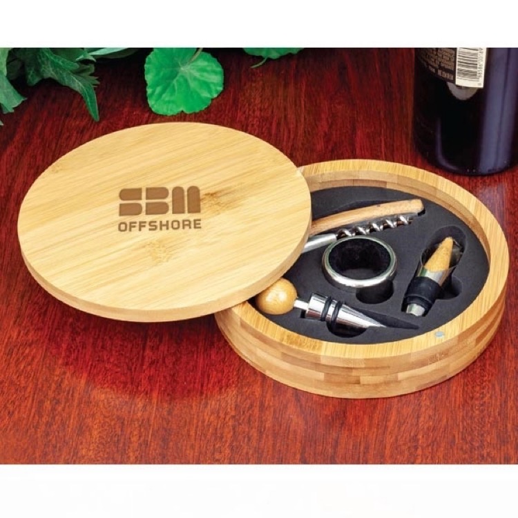 Bamboo Wine Tool Set 8