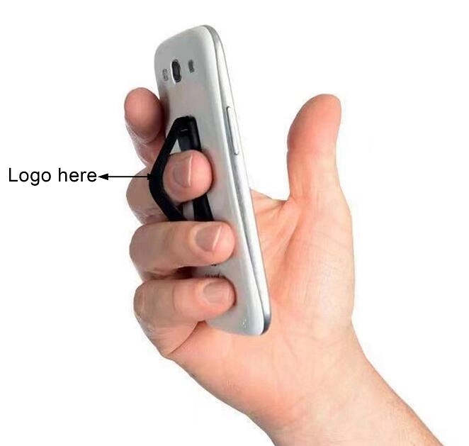 Handle Finger Grip Holds Phone Holder with Elastic Band 2