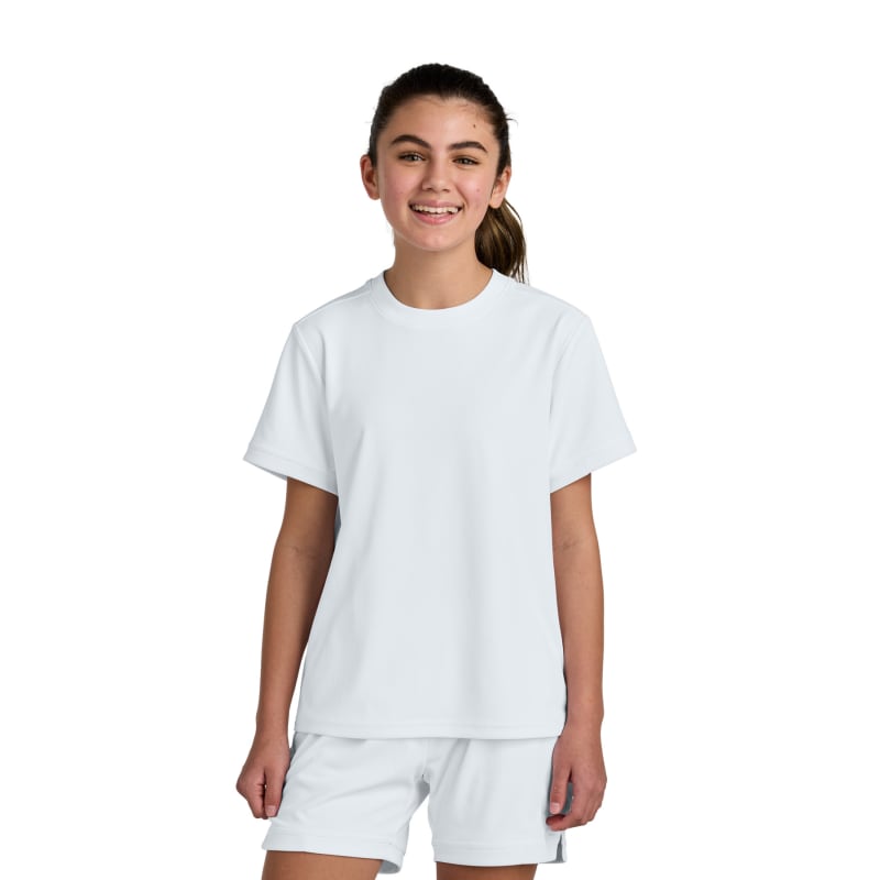 Sport-Tek Youth Club Short Sleeve Crew 18