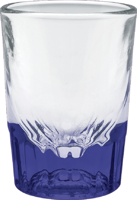2 oz. Fluted Shot Glass - Deep Etched 10