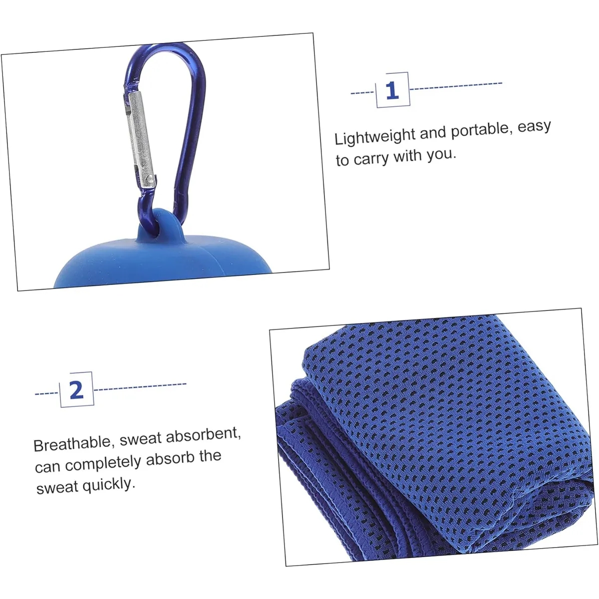 Portable Pocket Quick Dry Absorb Sweat Cooling Towel 3