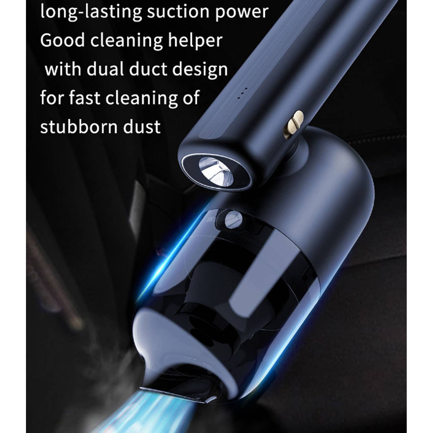 Foldable Mini Cordless Vacuum Cleaner W/ Flashlights 4