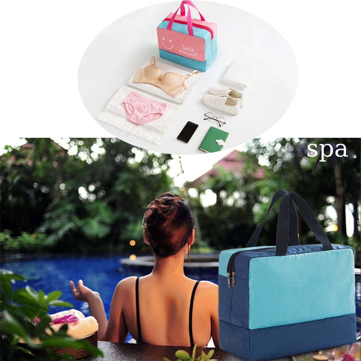 Multi Luggage Dry and Wet Separation Storage Bag 2