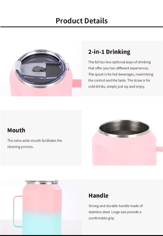 32oz Large Insulated Travel Mug 2