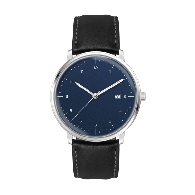 39MM SS  SILVER CASE, 3-HAND MVT, DTE 4