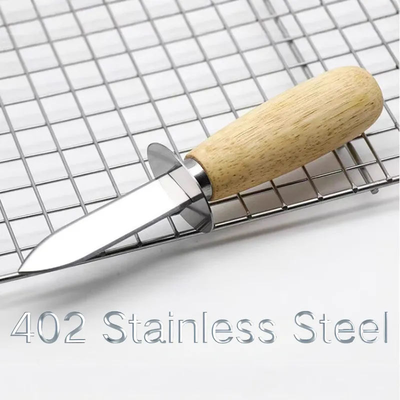 Wooden Handle Oyster Shucking Knife 6