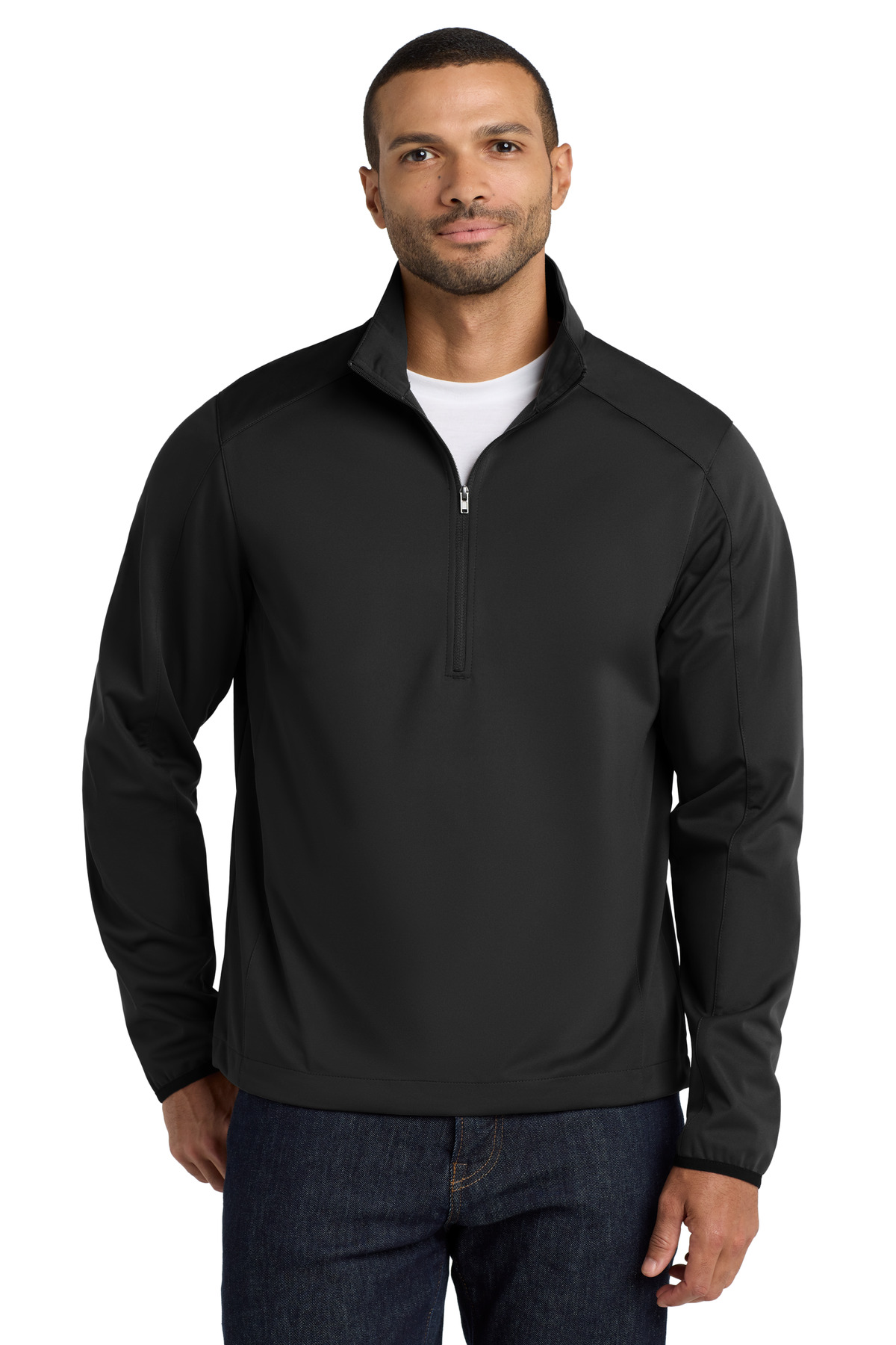 Active 1/2-Zip Soft Shell Jacket