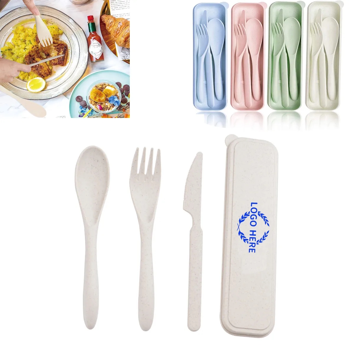 Reusable Portable Utensils Set with Case 2