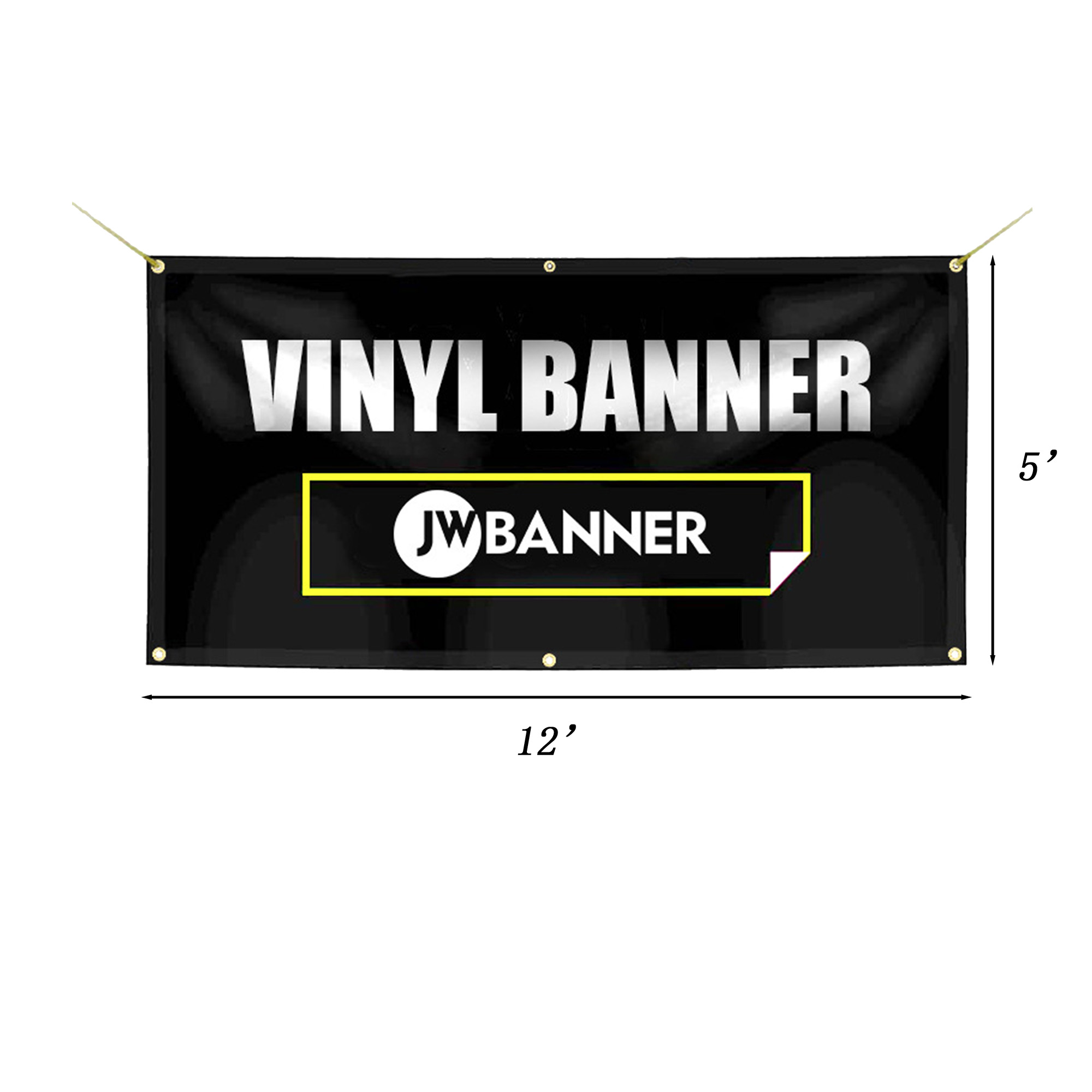 12' x 5' Outdoor Windproof Colorful Advertising Banner 3