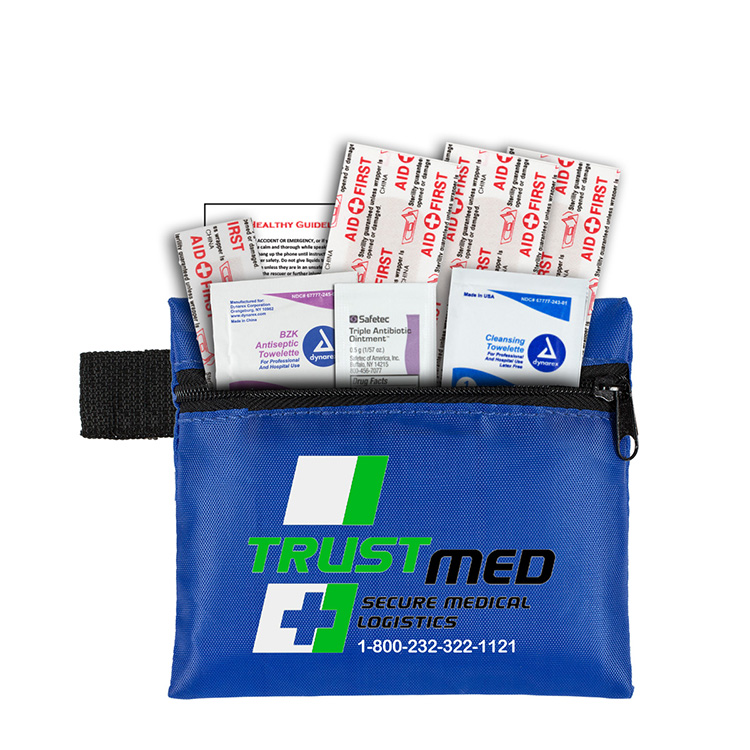 "TAG-A-LONG PLUS" 8 Piece First Aid Kit 1