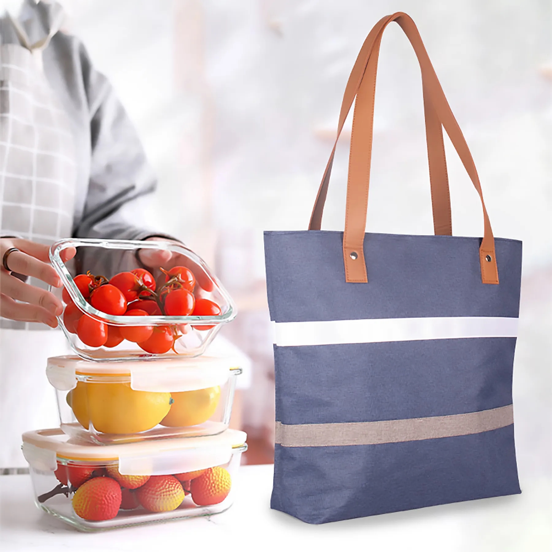 Oxford Retro Portable Insulation Bag 6