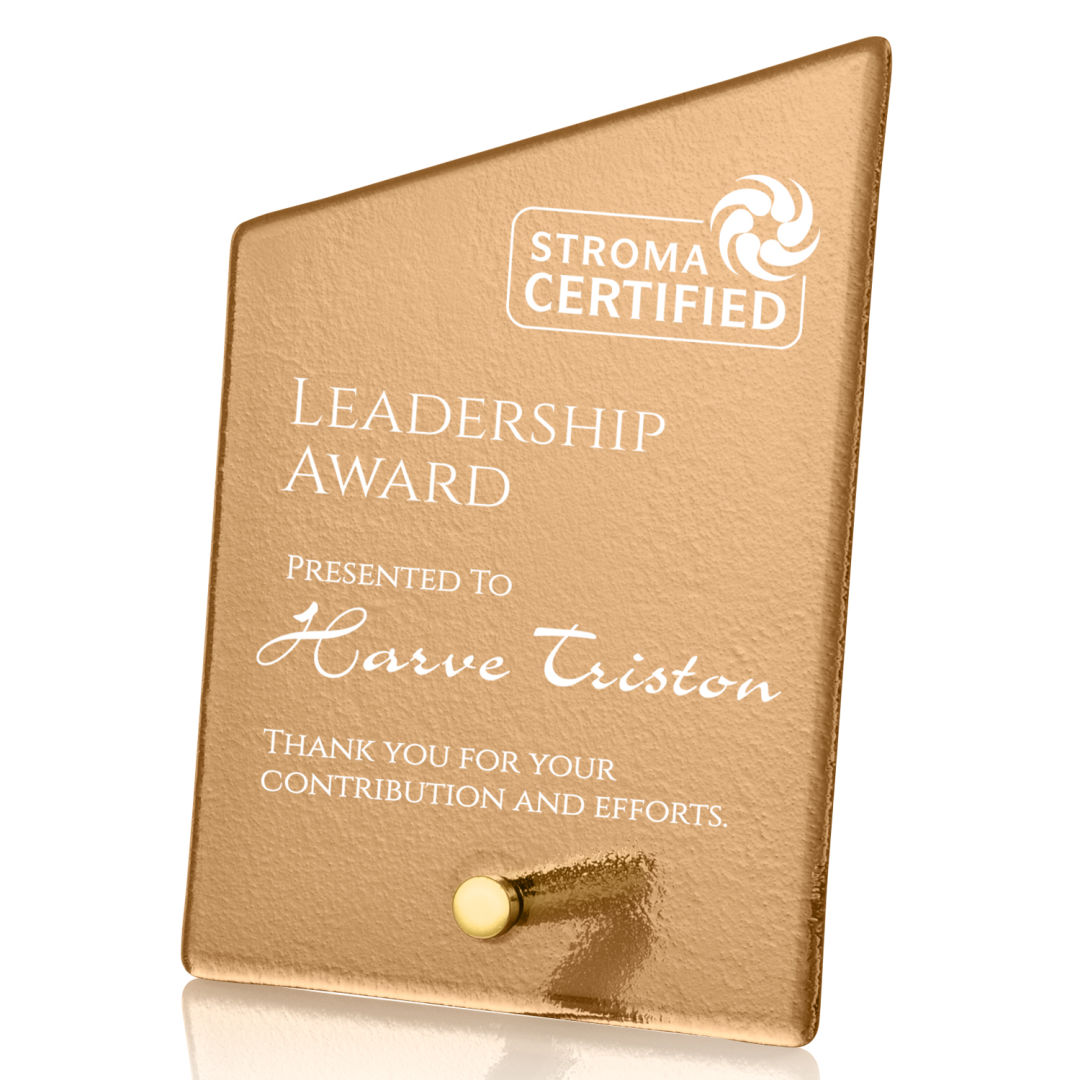 Atchison Russet Slant Award - Gold 7