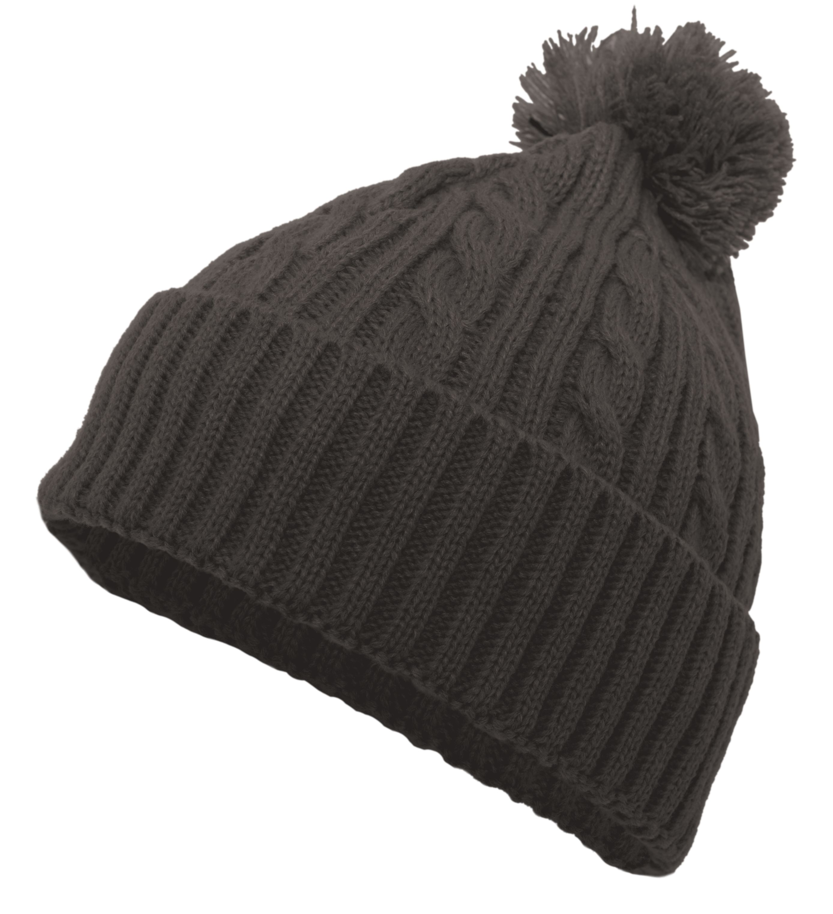 Cable Knit Pom-Pom Beanie 4