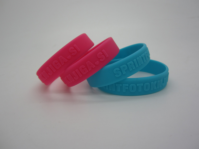 Embossed Silicone Bracelet 1