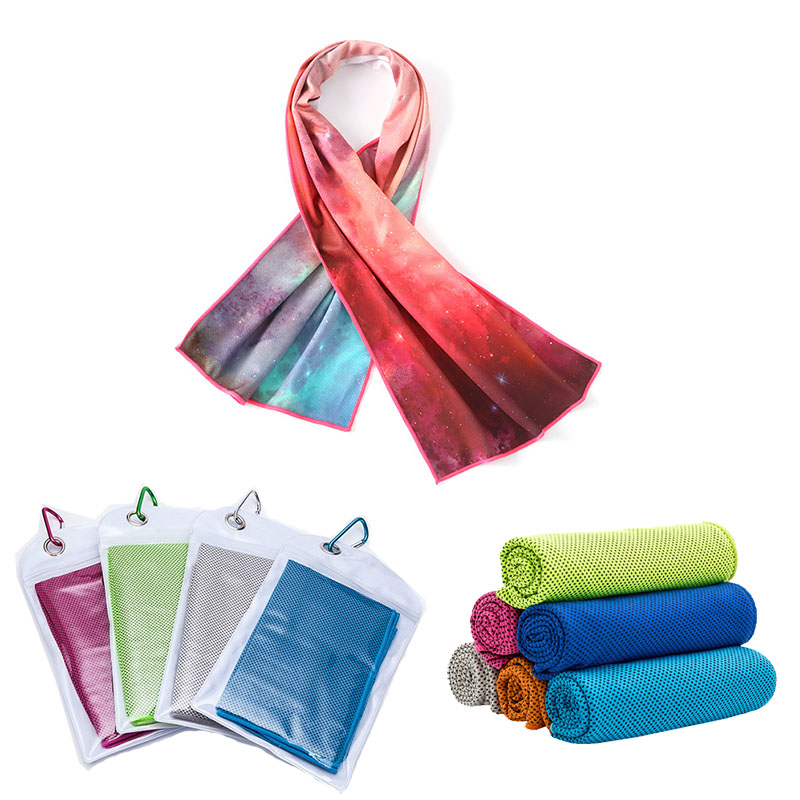 Full Print Cooling Towel with Carabiner Bag 3