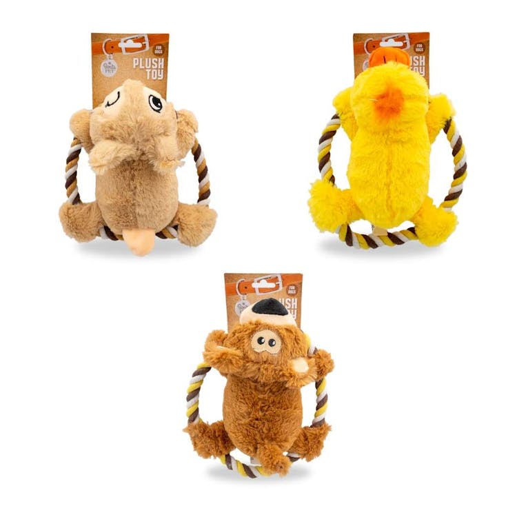 Pet Plush Toys with Squeakers - Assorted Styles 2