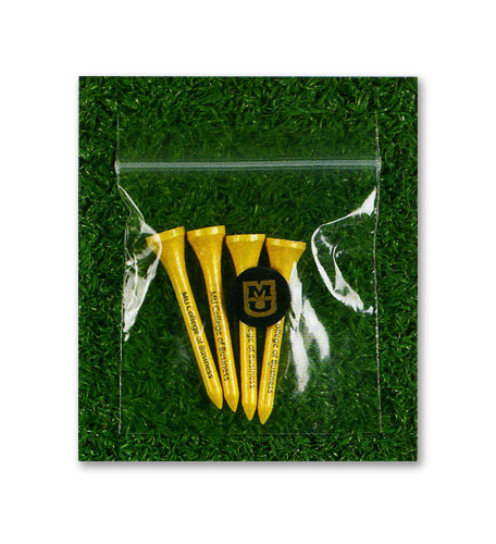 Golf Combo Pack of Five 2 3/4" Tees & 1 Ball Marker