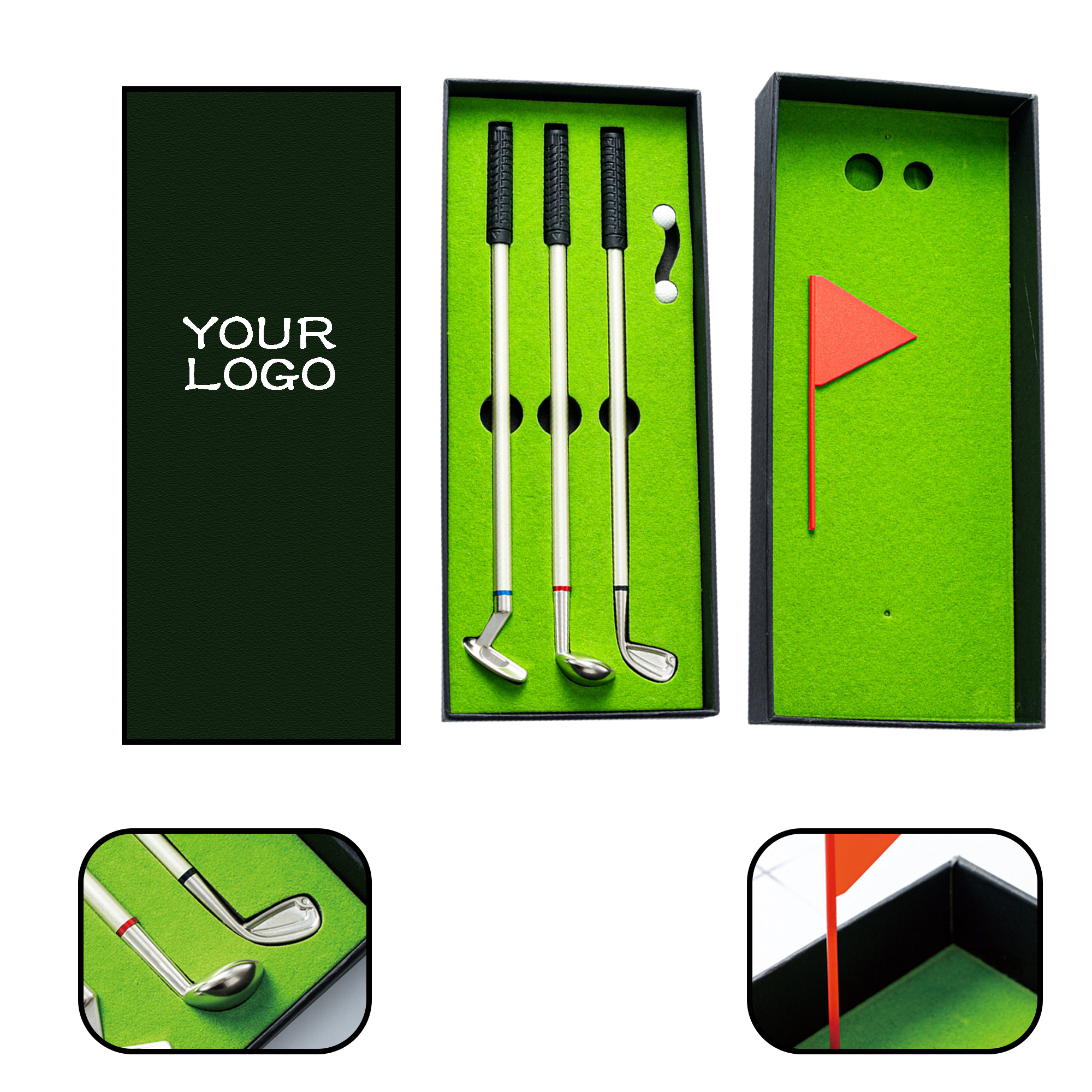 MOQ 20 PCS Mini Golf Pen Set 2