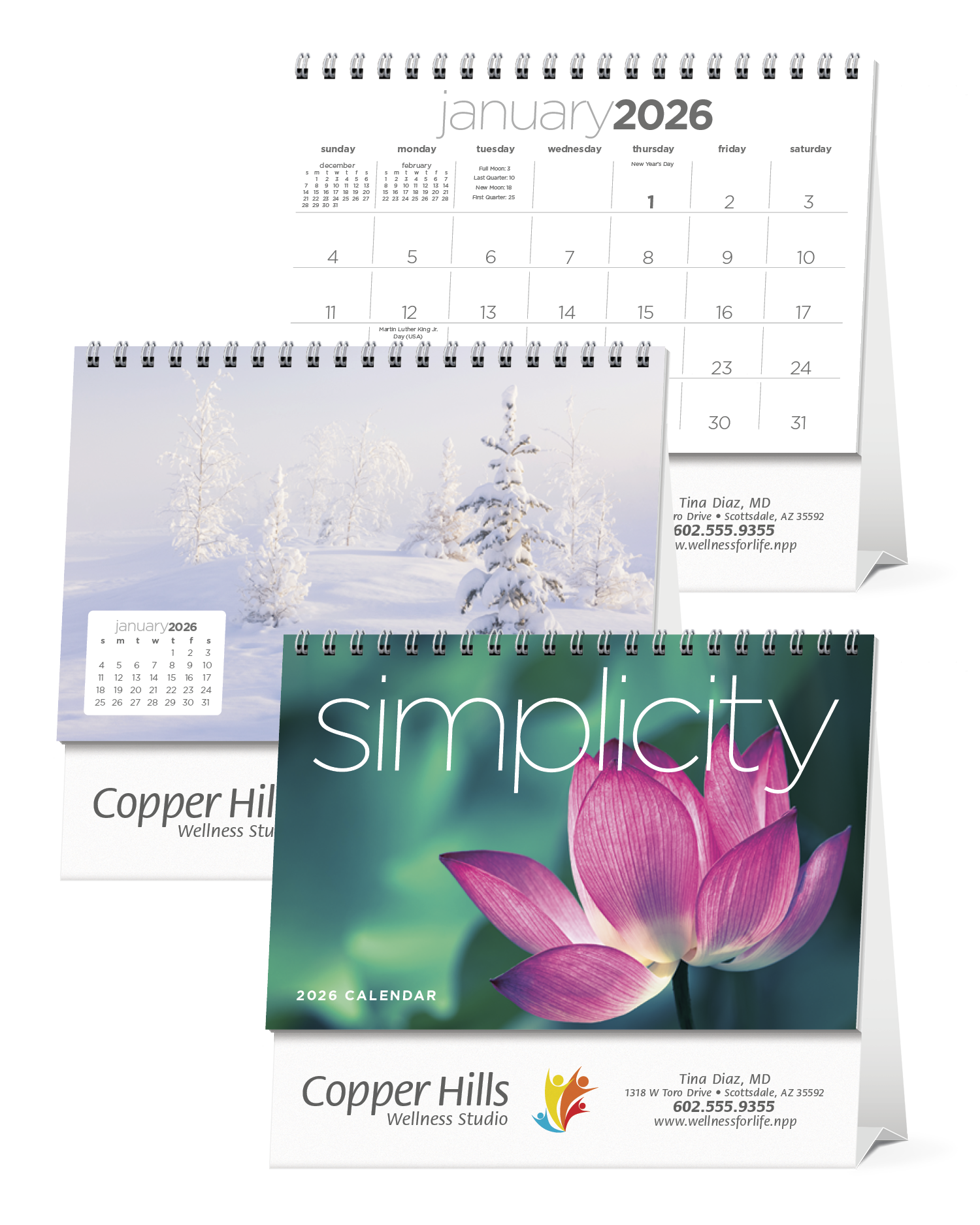 Triumph® Calendars Simplicity Large Desk Calendar 23