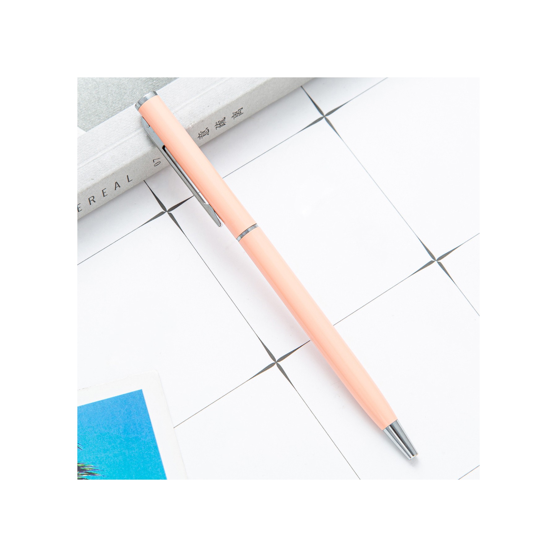 Metal Slim Twist Ballpoint Pen 7