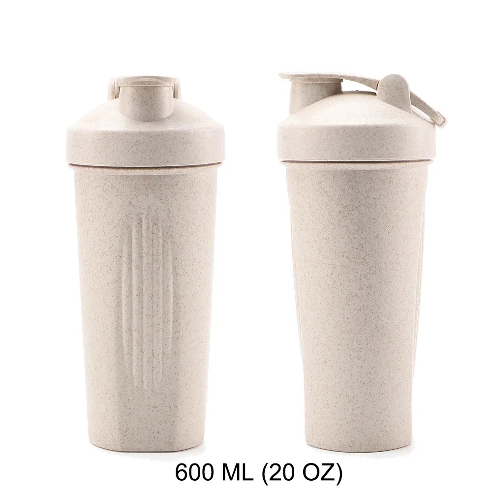 Wheat Straw Shaker Bottle - 400ML 6