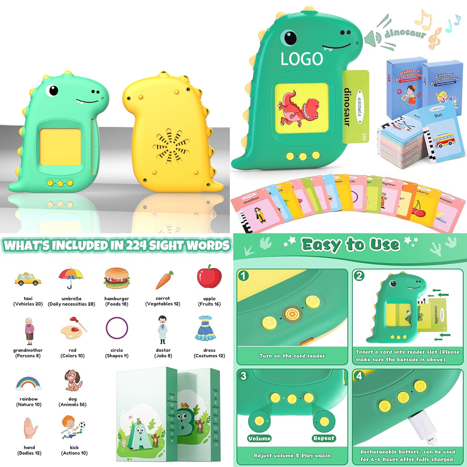 Talking Flash Cards Learning Toys 1