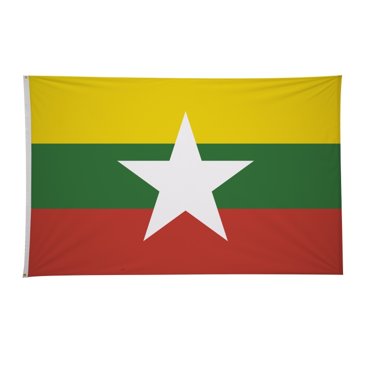5' x 8' International Flags 124