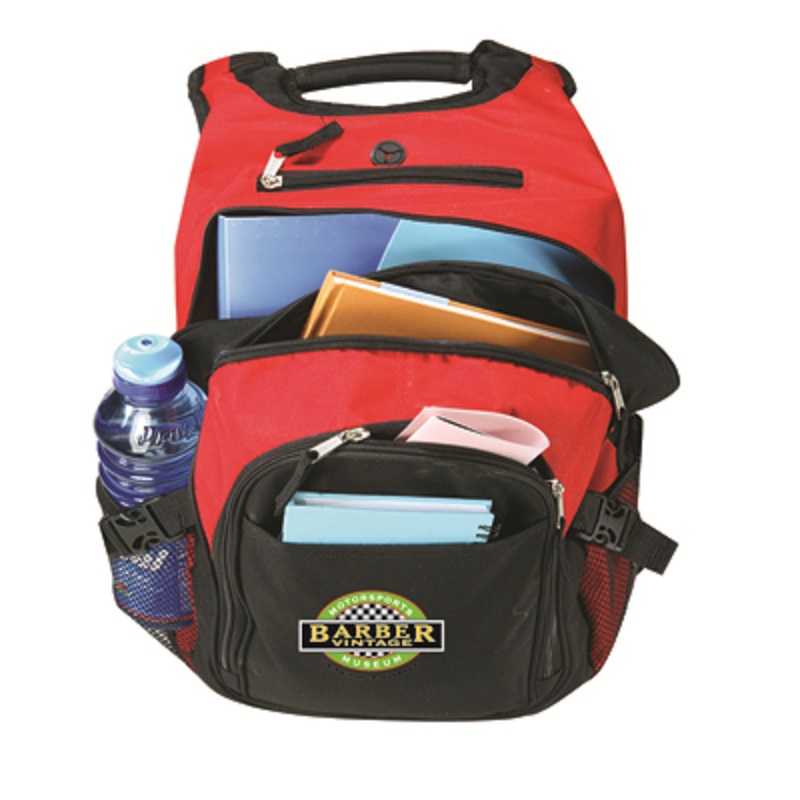 Pilot Laptop Backpack (Red/Black)