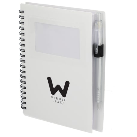 FSC® Recycled 5" x 7" Star Spiral Notebook with Pe 98