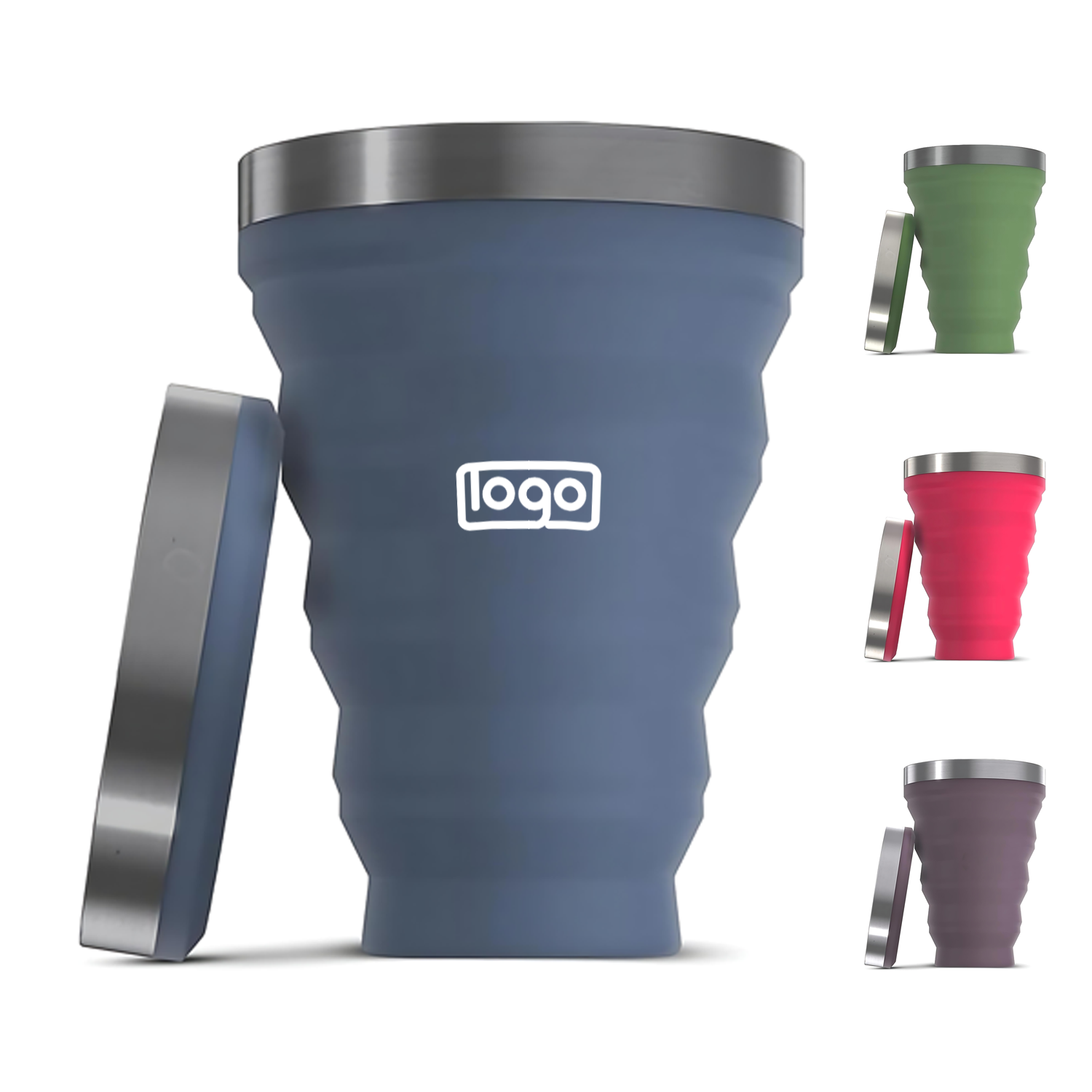 16oz Multi-functional Portable Foldable Water Cup 2