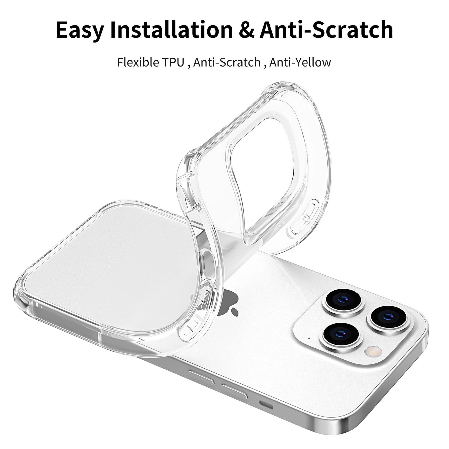 Clear Non-Slip Transparent Protective Phone Cases 7