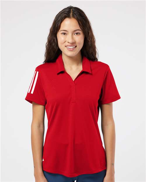 Women's Floating 3-Stripes Polo - A481 17