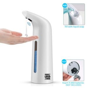 White Auto Sanitizer Dispenser 12